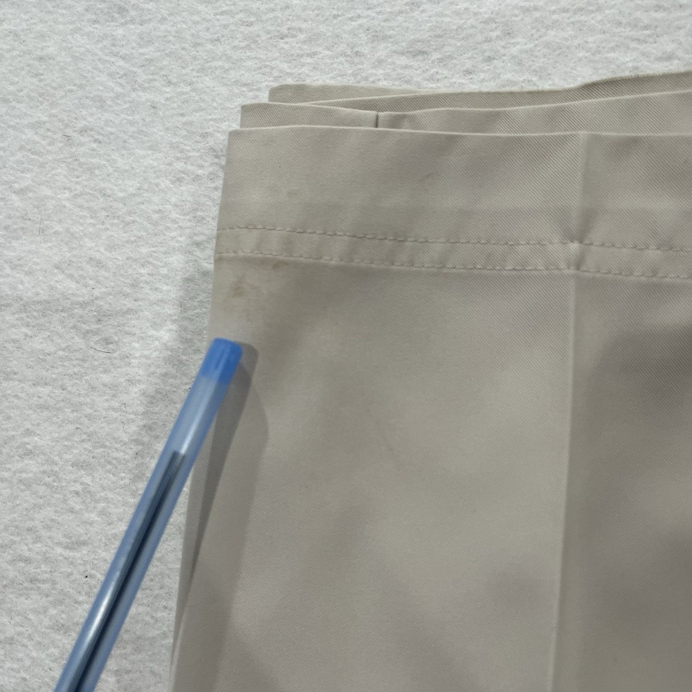 Adidas Golf Pants Mens 36x30 Beige Tan Climalite Flat Front Preppy Country Club - Picture 9 of 9